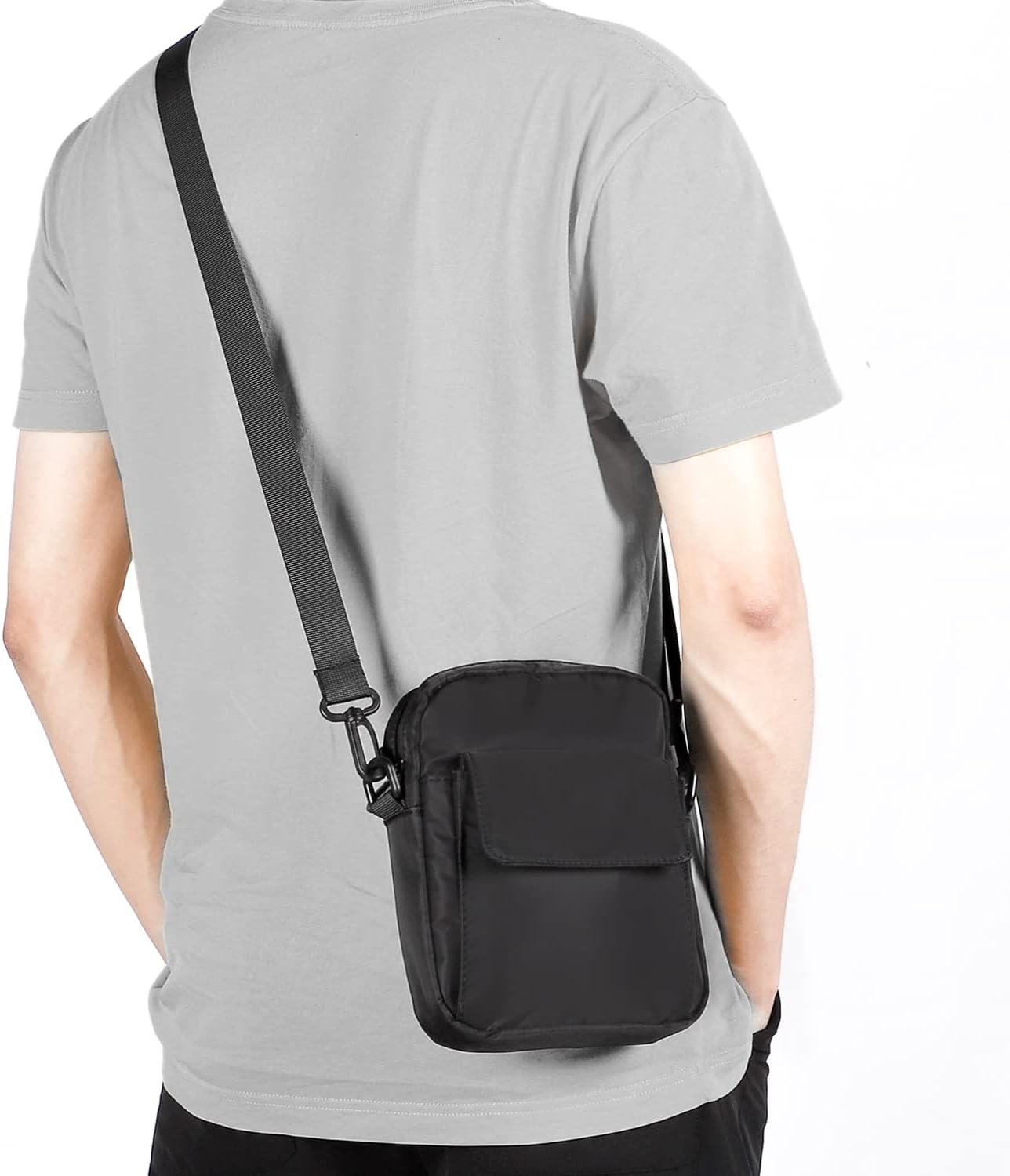 Etercycle Small Crossbody Bag For Men, Mini Side Shoulder Bag