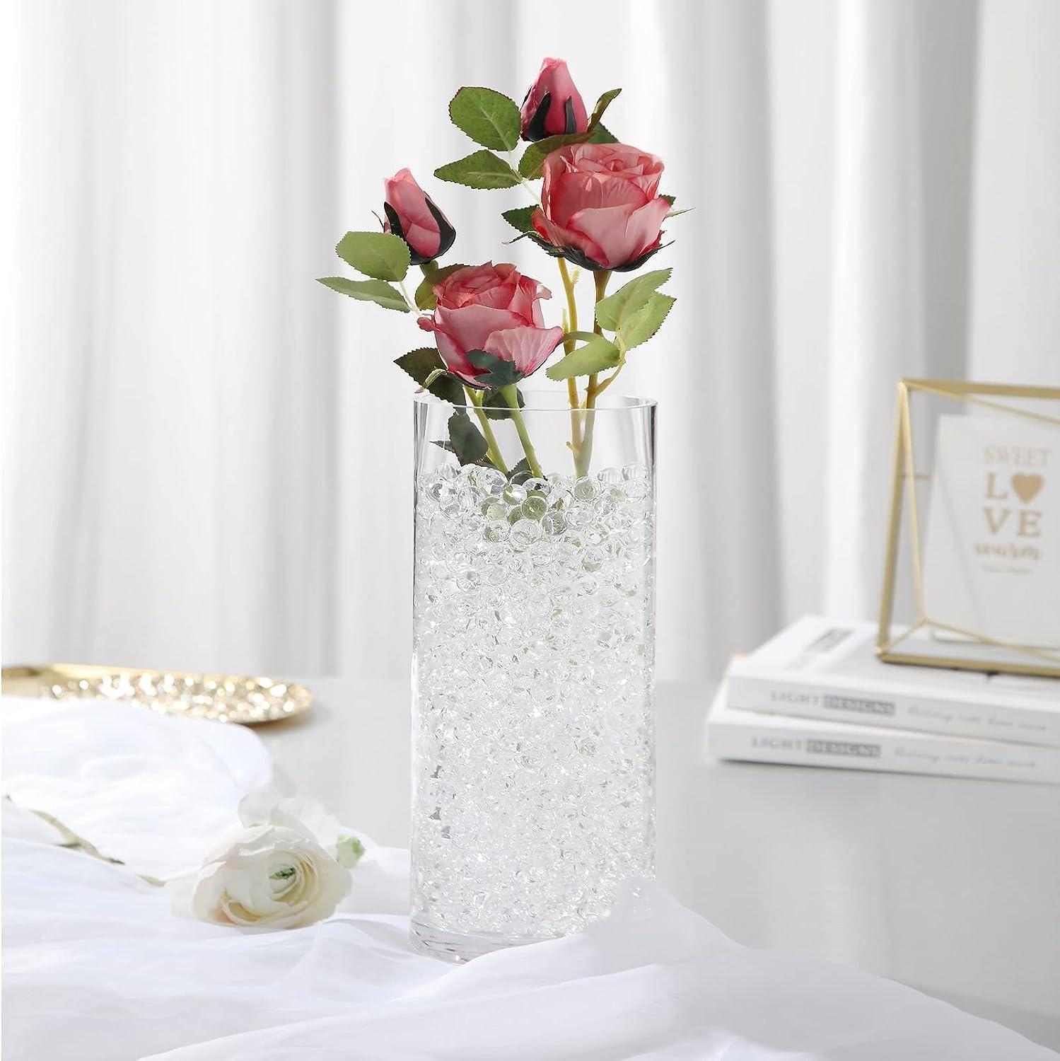 FALAMON 70000 Clear Water Beads, Water Gel Beads for Vase Filler, Floating  Pearls, Christmas Decoration, Wedding Centerpiece, Floating Candles,  Planting, Floral Decoration (Clear) 70,000 Pcs