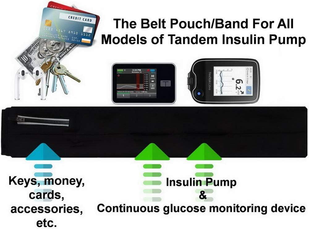 Premium Invisible Belt Bag for Tandem Insulin Pumps Waist 2232 inches