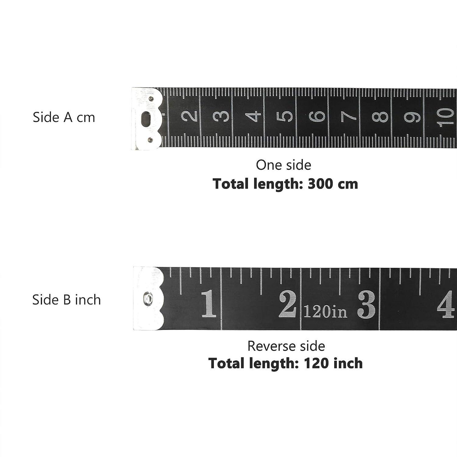 AKOAK 3 Count 300cm/120 Inch Double-Scale Soft Tape Measuring Weight Loss  Medical Body Measurement Sewing Tailor Cloth Ruler Dressmaker Flexible  Ruler Heavy Stuy Tape Measure - Yahoo Shopping