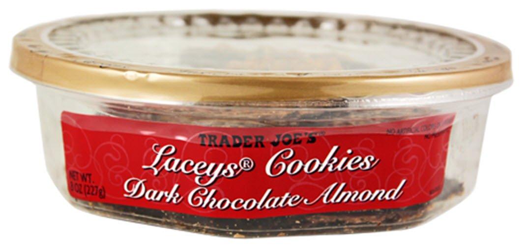 Trader Joes Laceys Cookies Dark Chocolate Almond