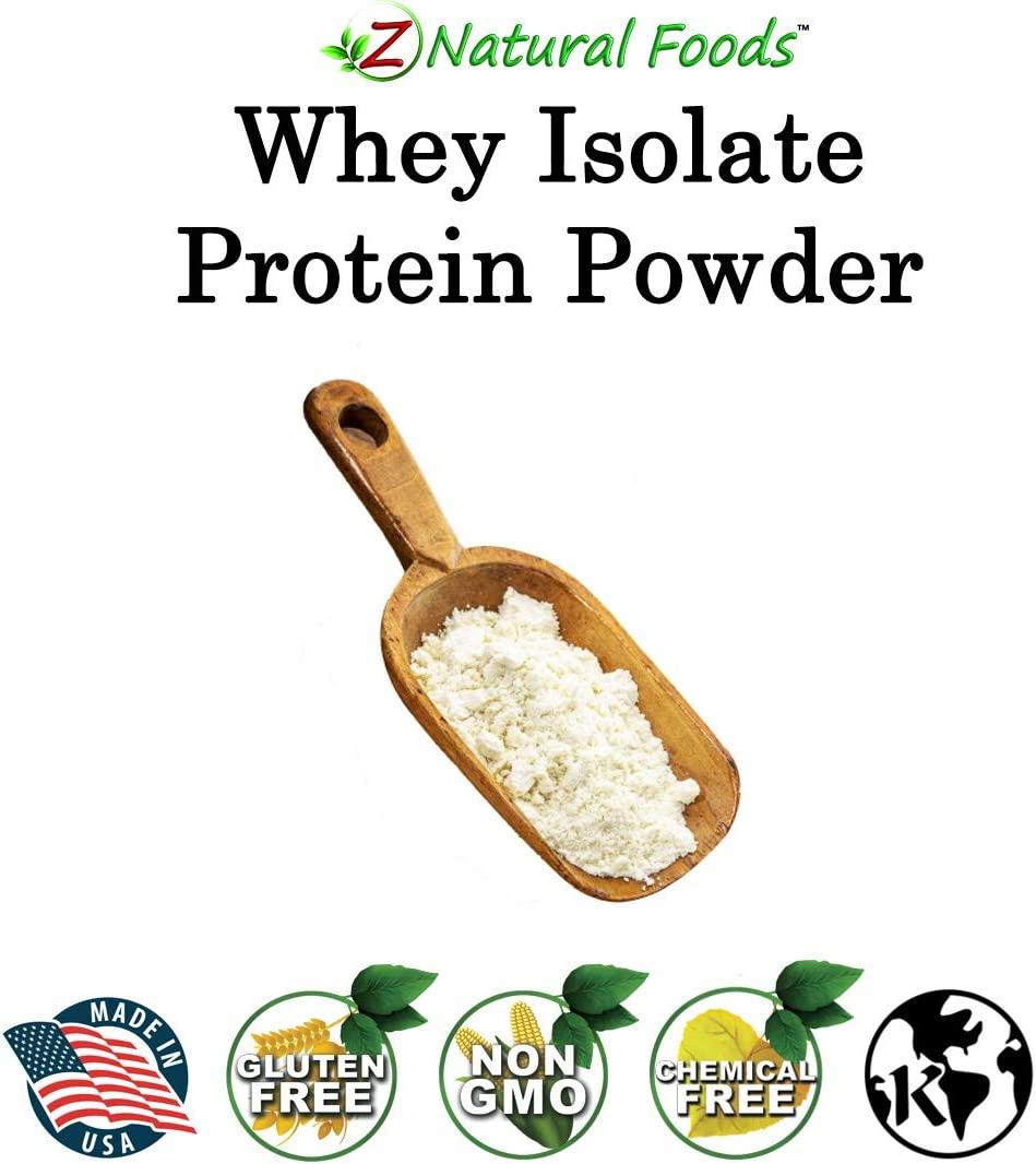 Whey Protein Isolate Unflavored All Natural Protein Powder Made in The USA Mix in A