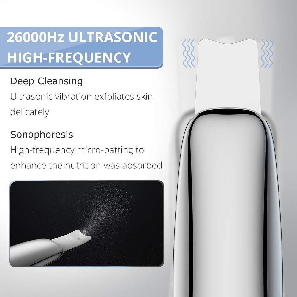 TOUCHBeauty Professional Facial Scrubber Spatula Cordless Blackheads