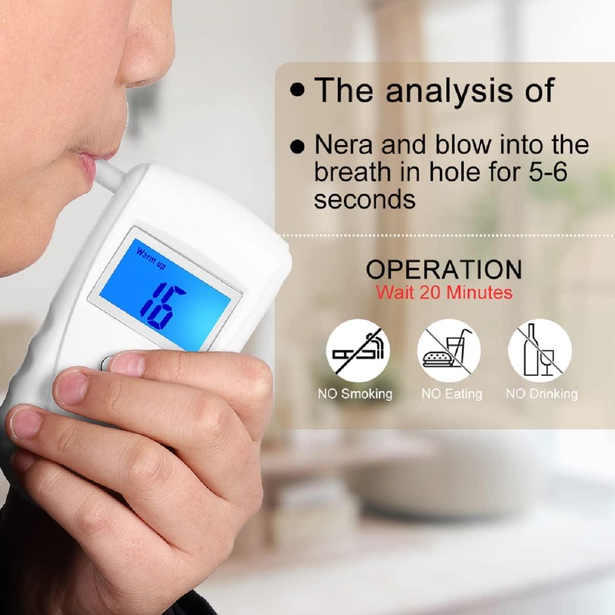 Keto Breathalyzer High Accuracy Ketone Meter Track Diet & Ketosis Status with Ketone Breath