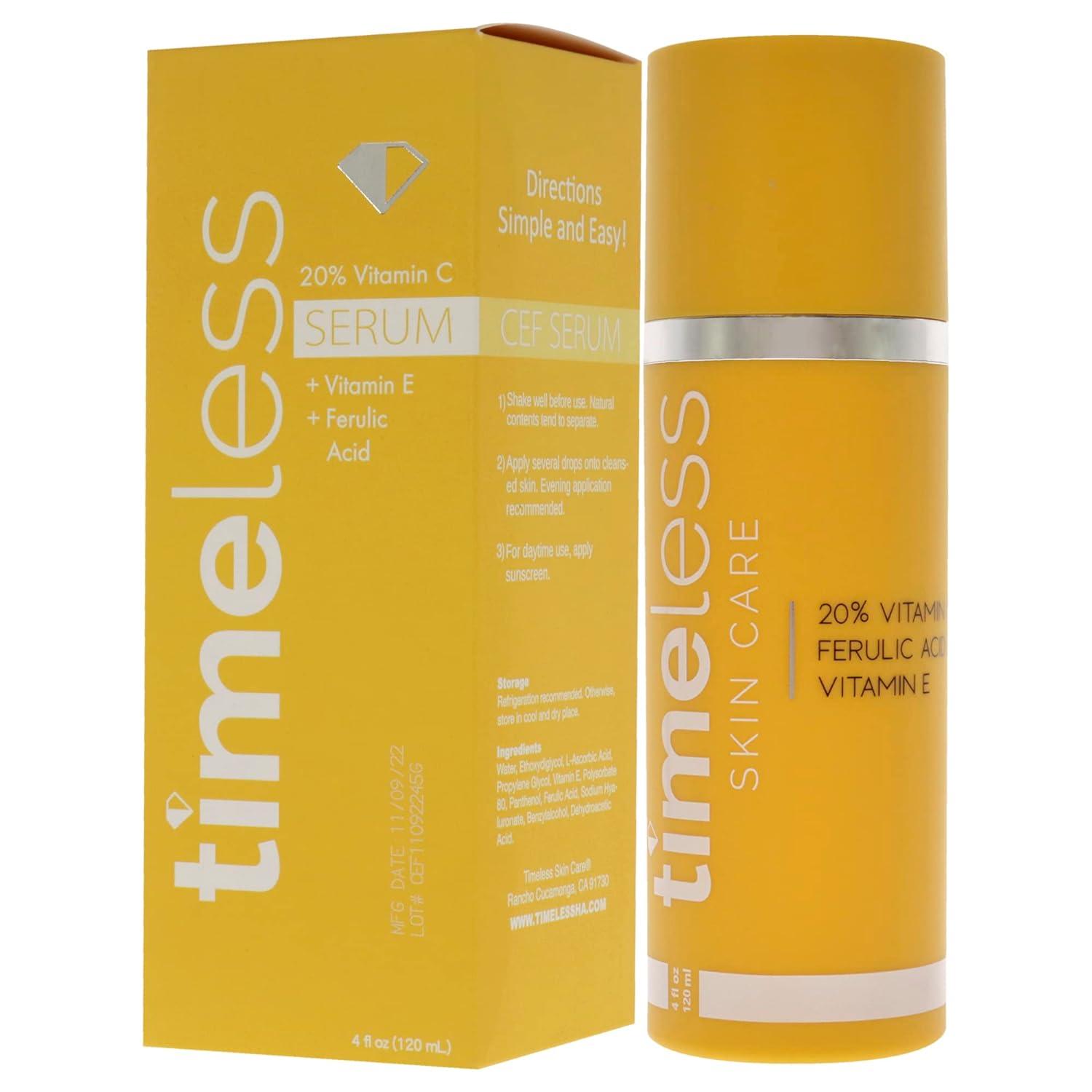 Timeless Vitamin C + E with 20 Ferulic Acid Serum 4 oz Unisex Serum