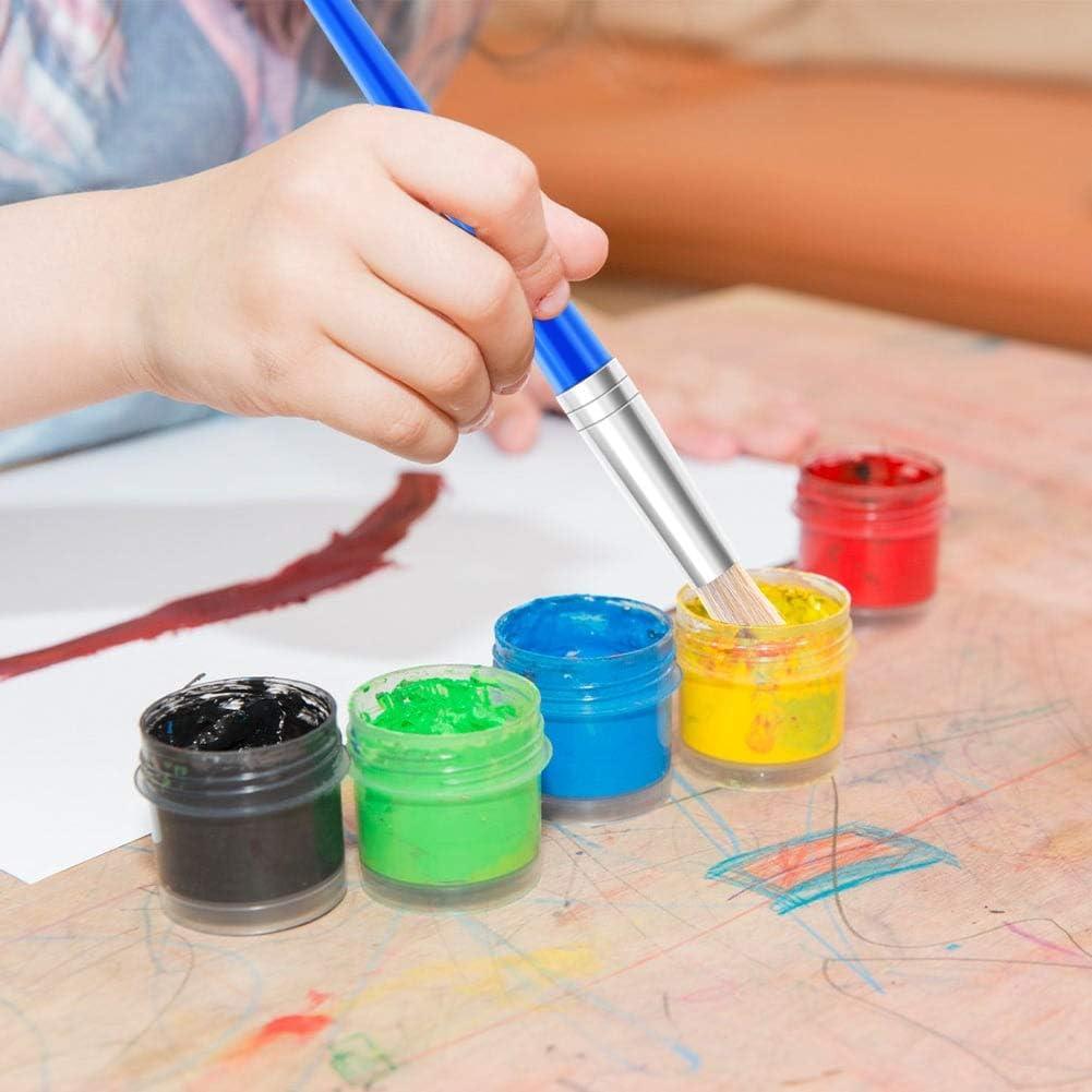 EZONE Paint Brush For Children Oil Watercolor Painting Candy Color