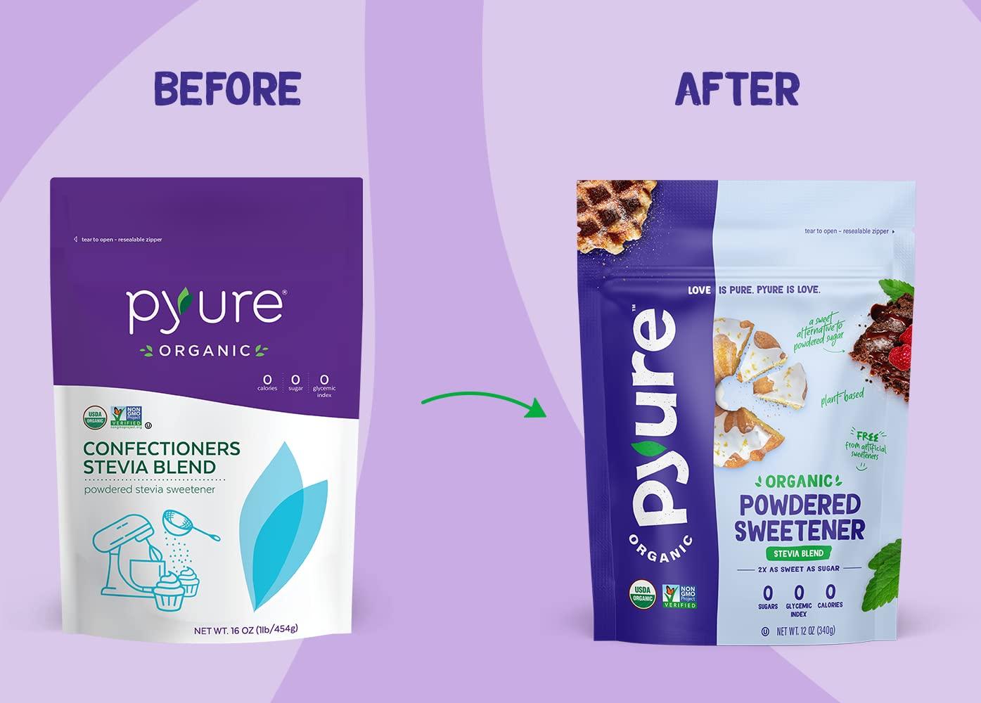 Pyure Organic Powdered Stevia Sweetener Blend