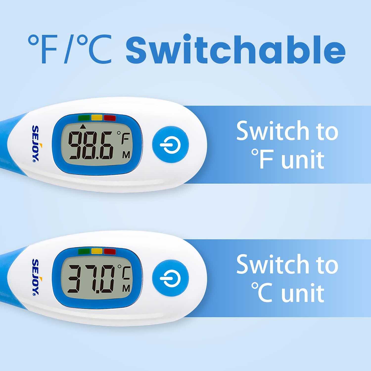 Thermometer for Adults, and Kids, Baby, Pets 510s Accurate Fast