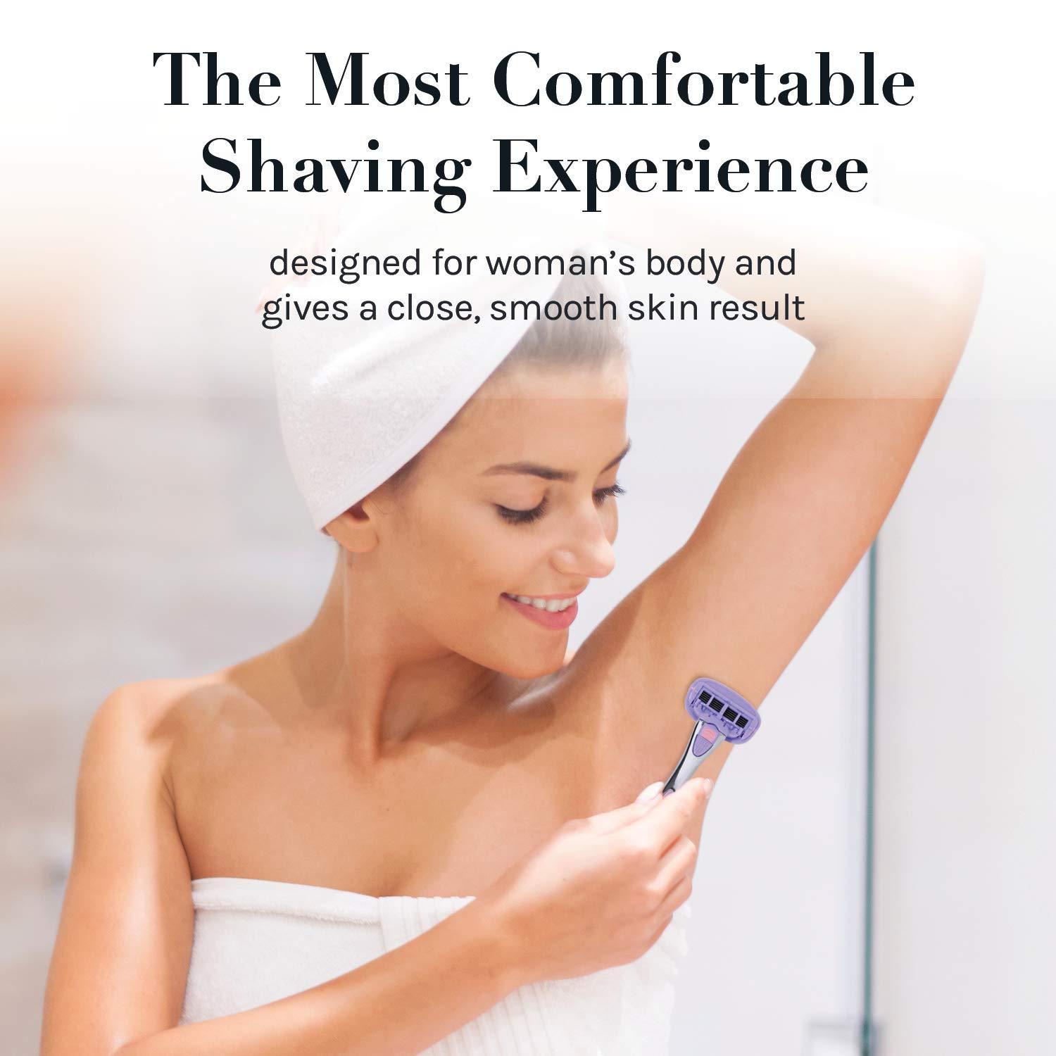 AOA Studio Women's Blade 8 Refills Smooth Shave For Sensitive Skin