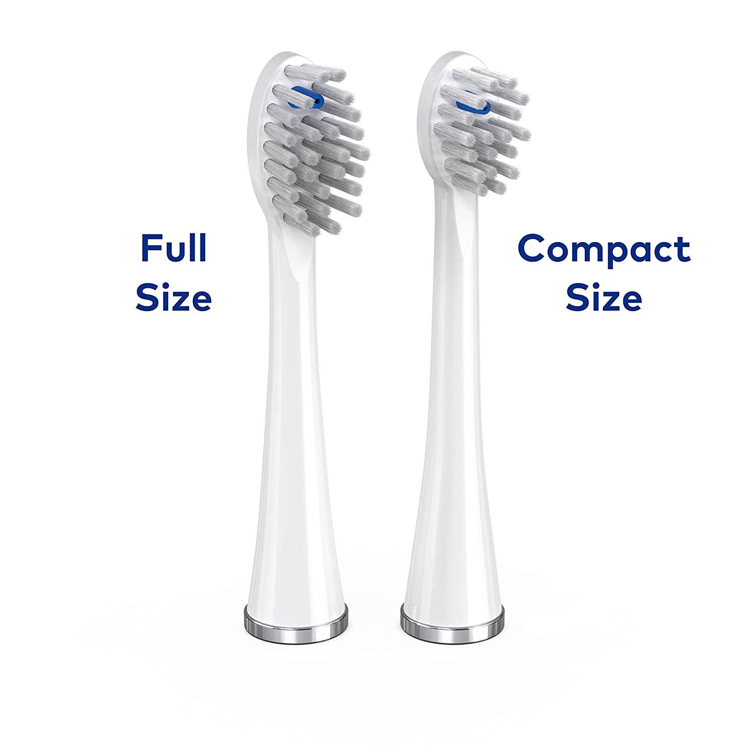 Waterpik Full Size Replacement Brush Heads With Covers for SonicFusion
