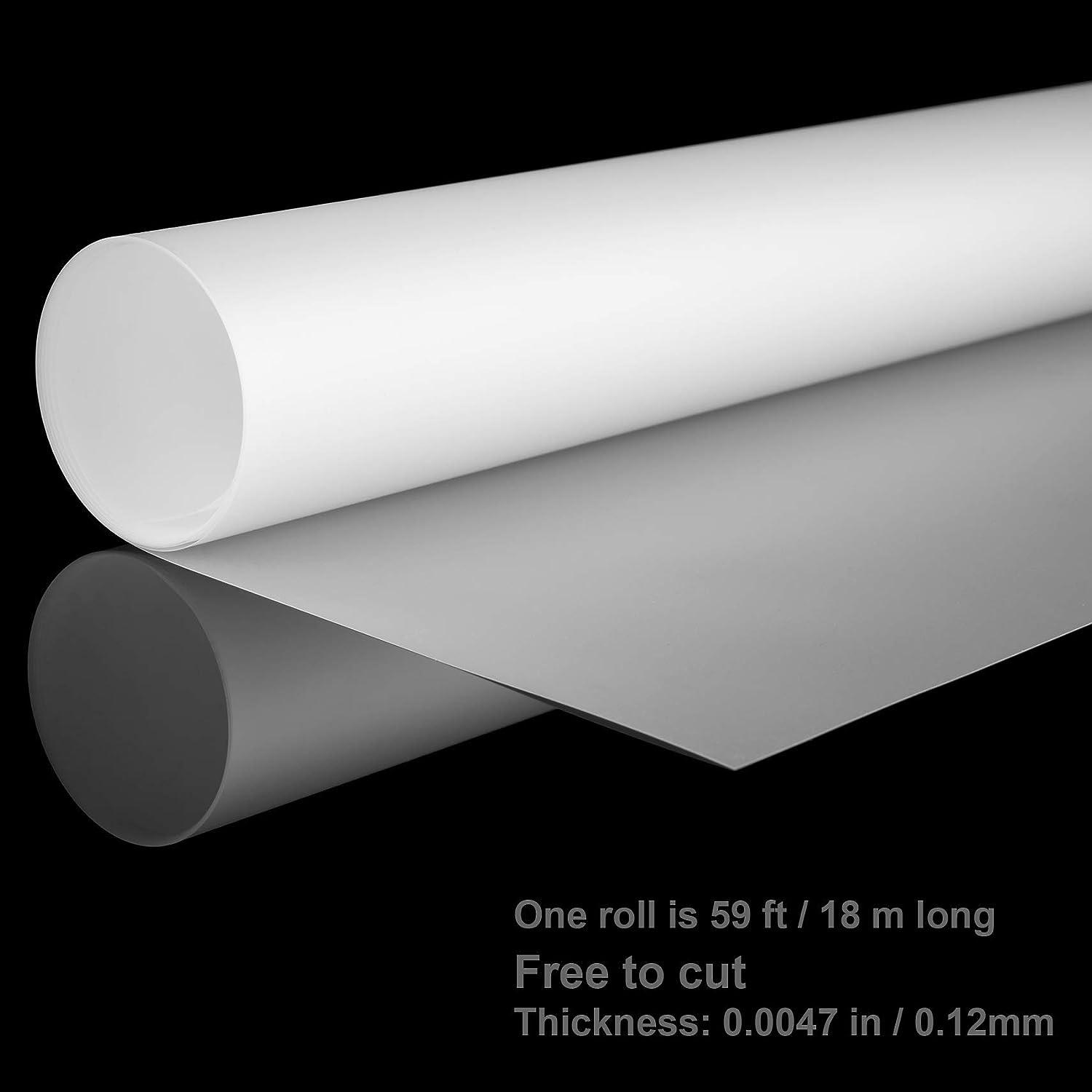 Goshoot Diffusion Lighting Gel Filter Sheet 47x708 inches / 1.2x18 m White  Diffuser Roll Paper Sheet for Photo Studio Product Portrait Photography