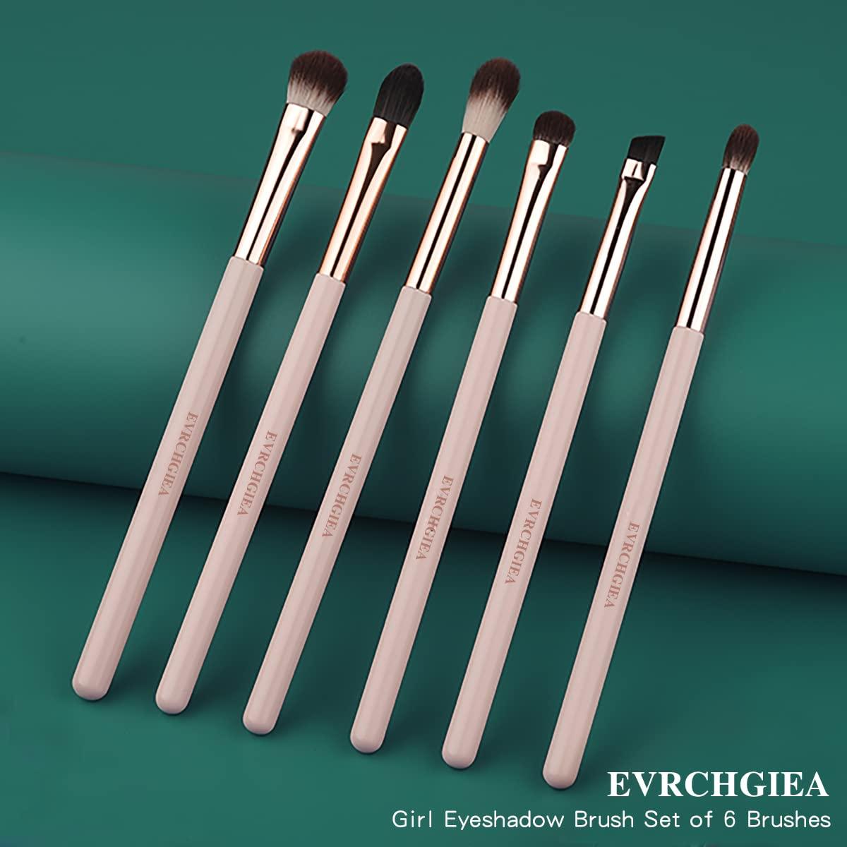 Eye Makeup Brush Set, 6 Pcs Professional Blending Eyeshadow Makeup