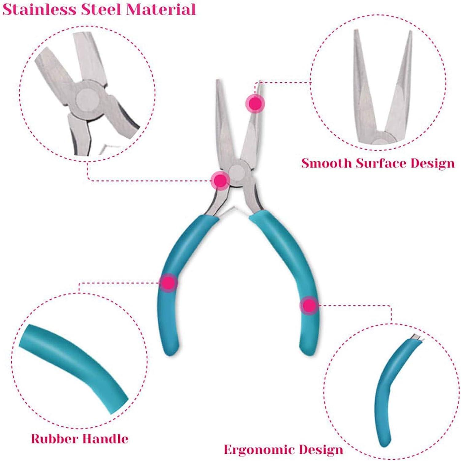 5 Styles Stainless Steel Pliers Jewelry Making Tools Wire Cutter