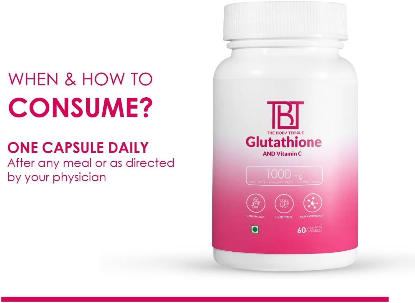 Glutathione for Healthy & Radiant Skin for Men & Women with Vitamin C & E  for Immune Support (60 Capsules Pack of 1) | Buy Now with Express  International Delivery | GoSupps.com