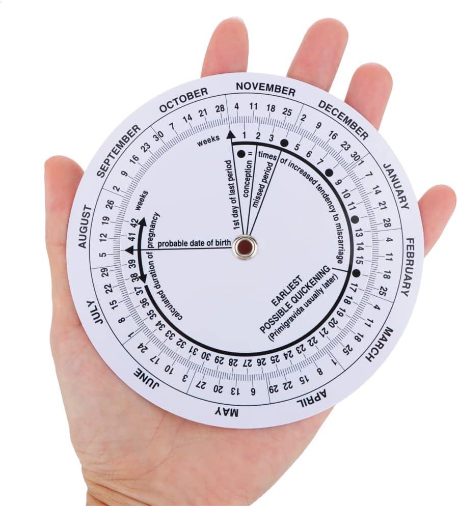 pregnancy-wheel-set-due-date-calculator-for-expectant-mothers-2-pcs-buy-now-with-express-international-delivery-gosupps-com for Free Printable Pregnancy Wheel Calculator Pregnancy Wheel Set: Due Date Calculator for Expectant Mothers - 2 Pcs | Buy Now with Express International Delivery | GoSupps.com for Free Printable Pregnancy Wheel Calculator