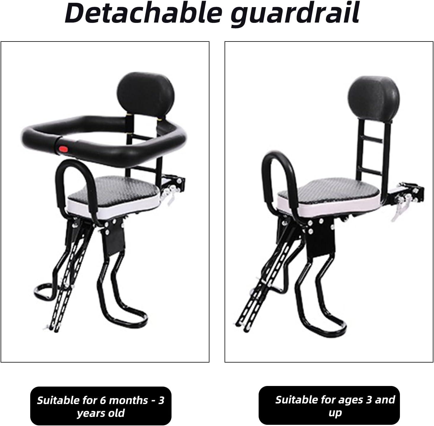 Front Bicycle Seat for Child, Front Mounted Child Bicycle Seat with