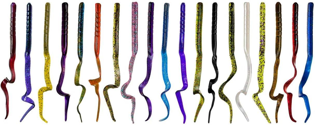 Charlie's Worms Artificial Fishing Bait 8 Ribbon Tail Swimming
