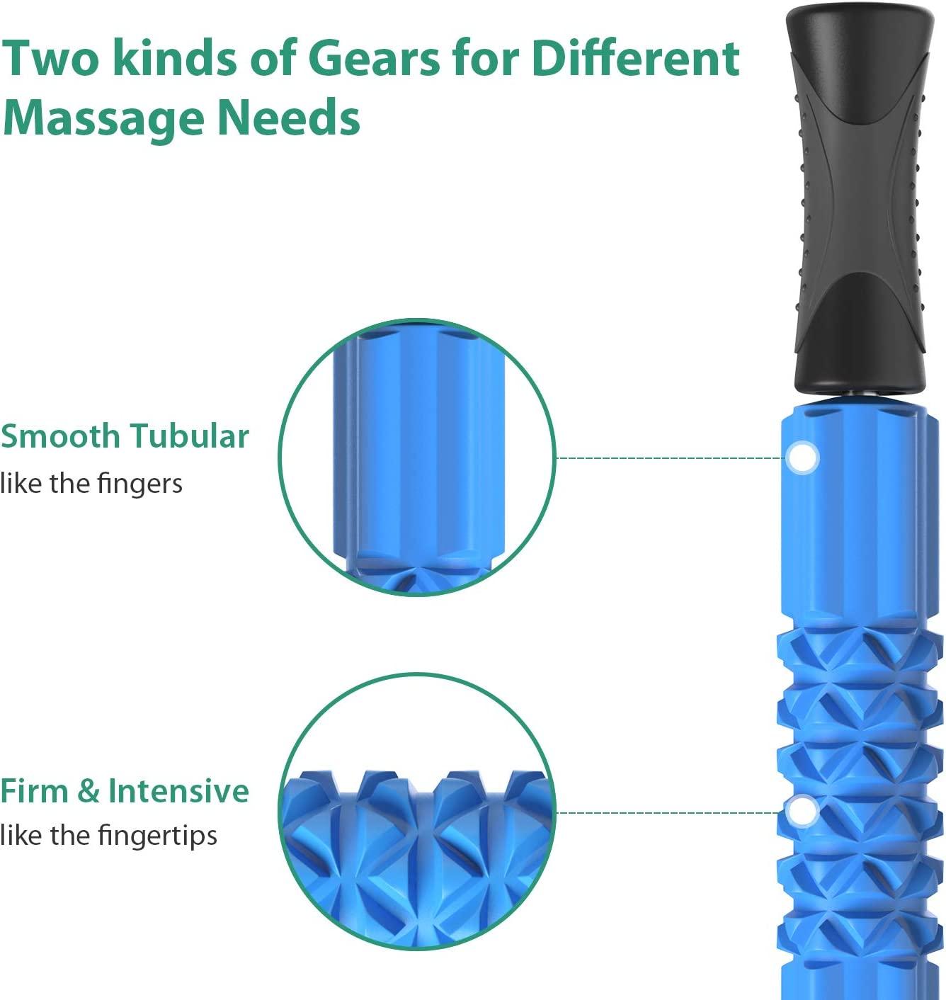 Muscle Roller Stick, Sportneer Handheld EVA Foam Roller Massage Stick