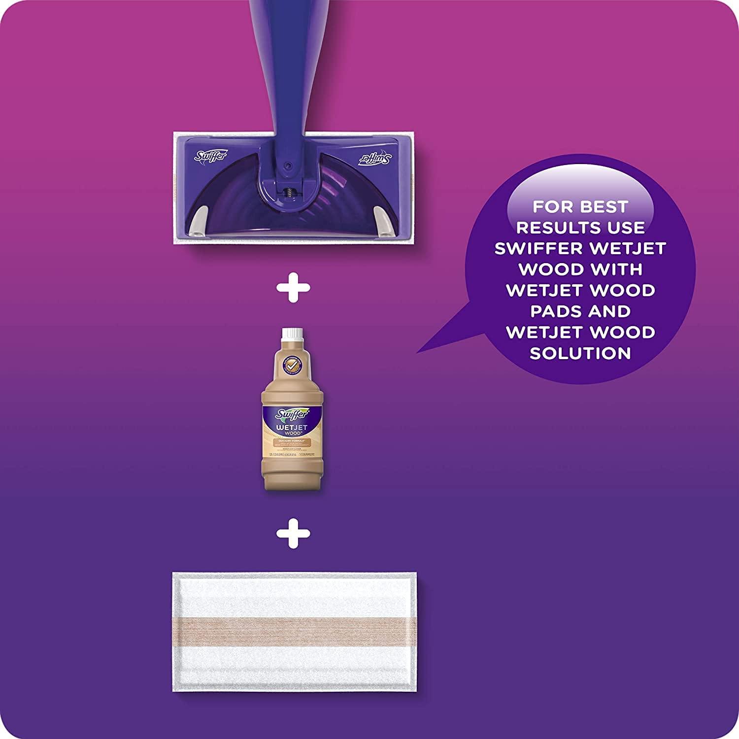 Swiffer WetJet Multi-Purpose Floor Cleaner Solution with Febreze Refill,  Lavender Vanilla and Comfort Scent, 1.25 Liter (Pack of 2)