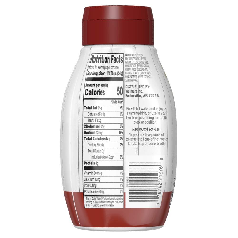 Sam's Choice Beef Bone Broth Concentrate 12 oz Premium Quality Broth