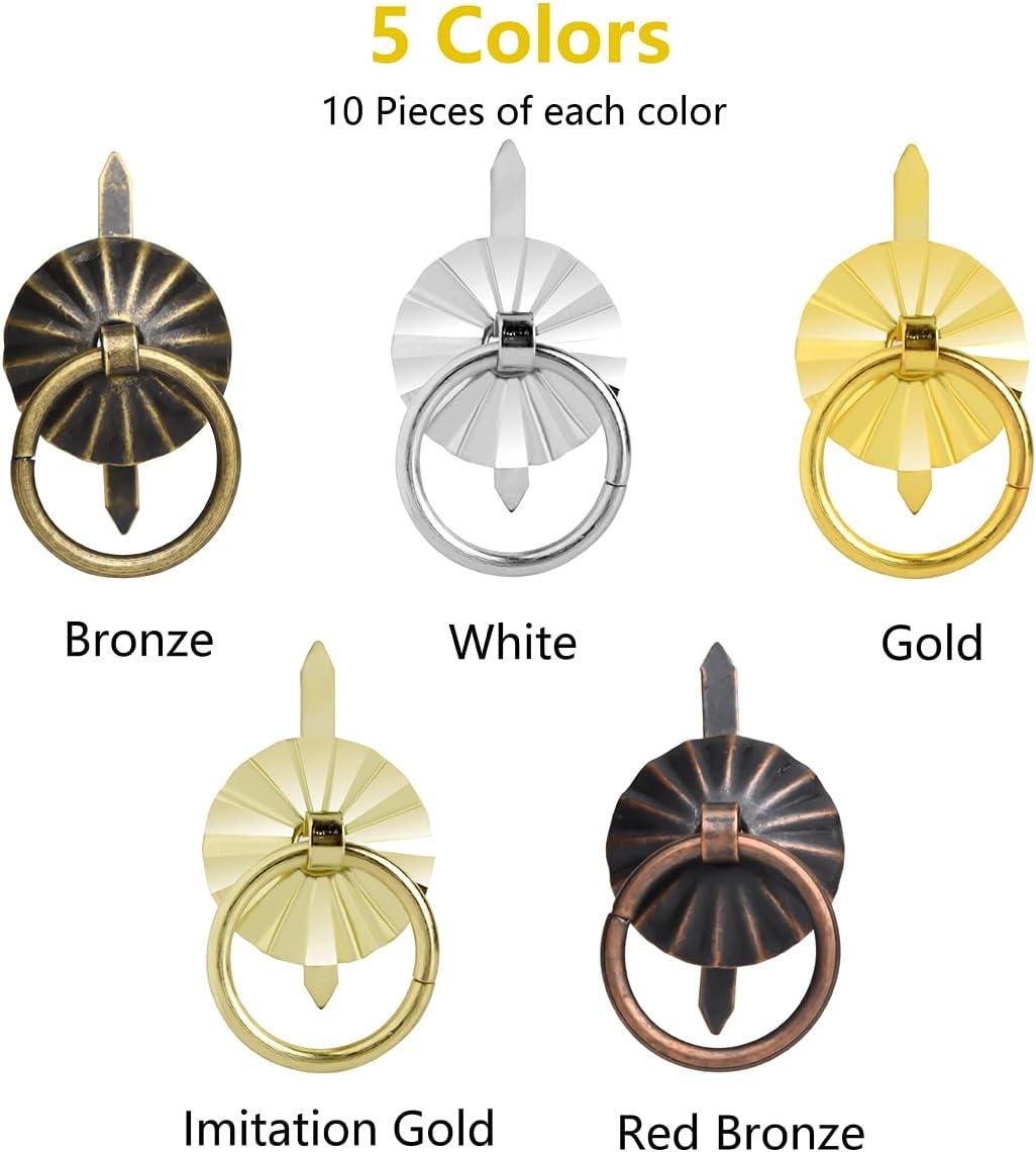 mini-brads - antique brass