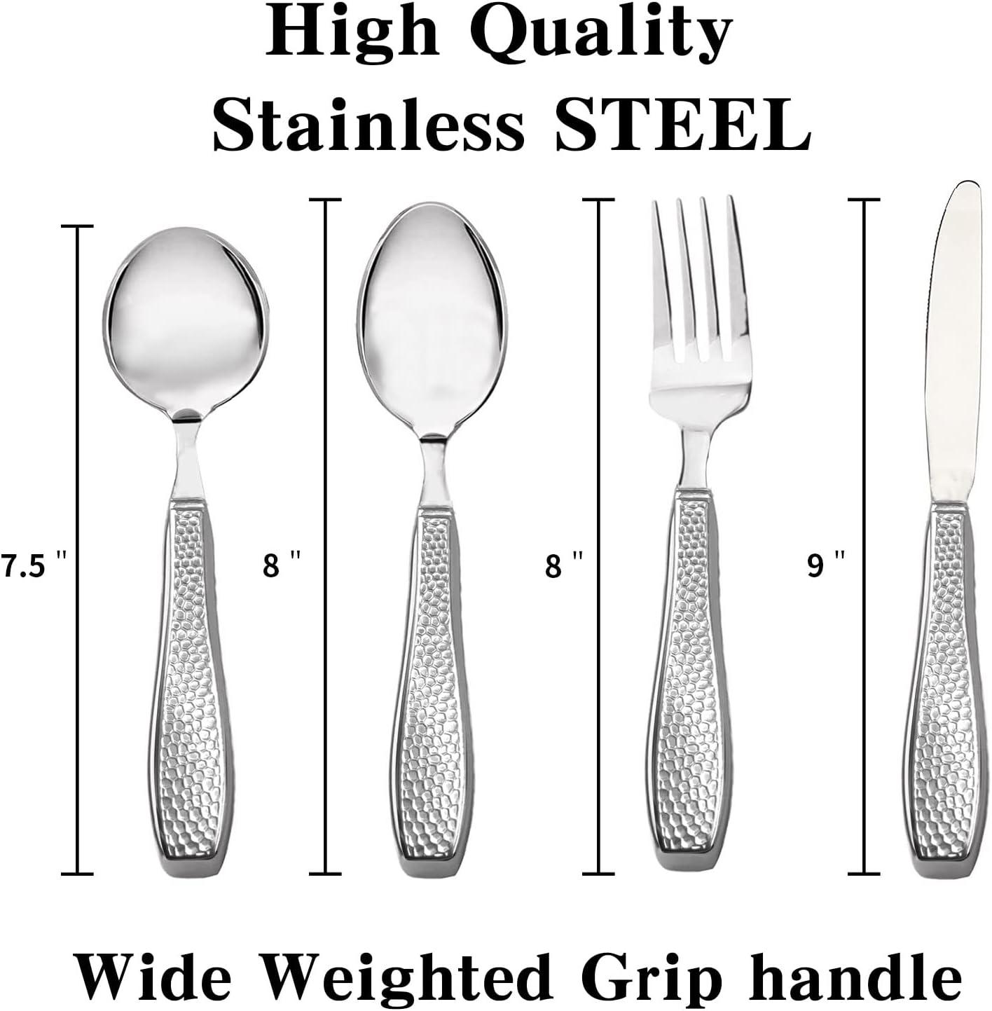 Weighted Utensils Silverware For Parkinsons Patients Hand - View #4