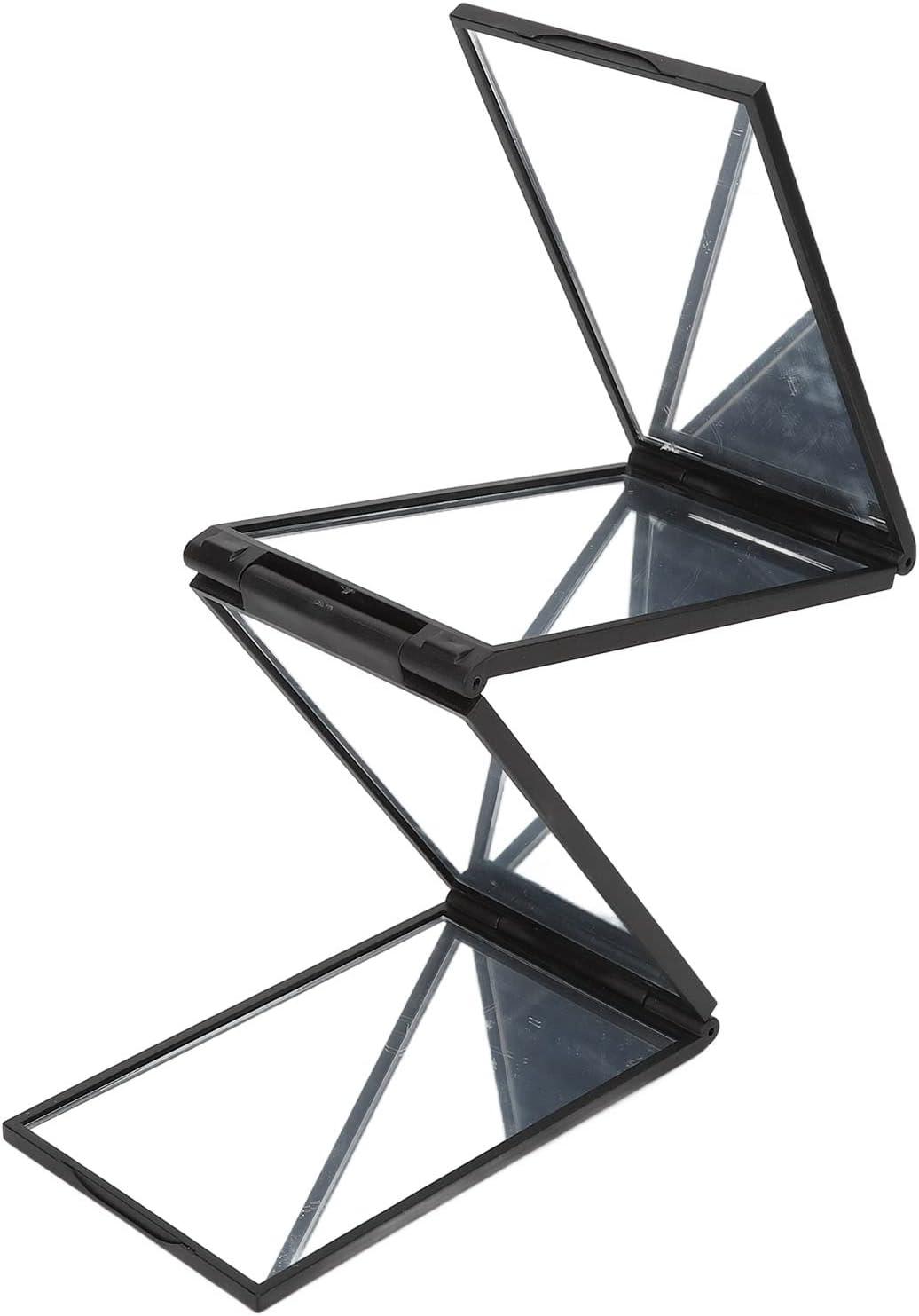 4 Way Mirror 360 Degree Handheld Self Haircut Mirror Portable and