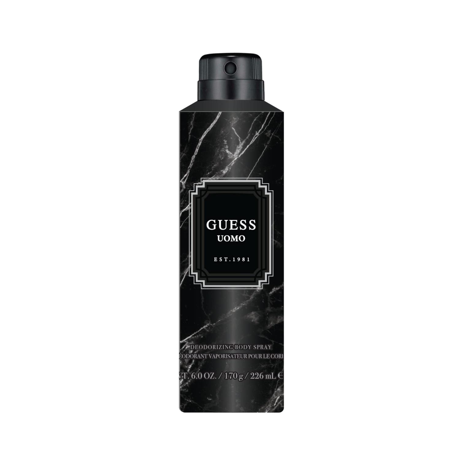 Guess UOMO Deodorizing Body Spray For Men 6.0 Oz