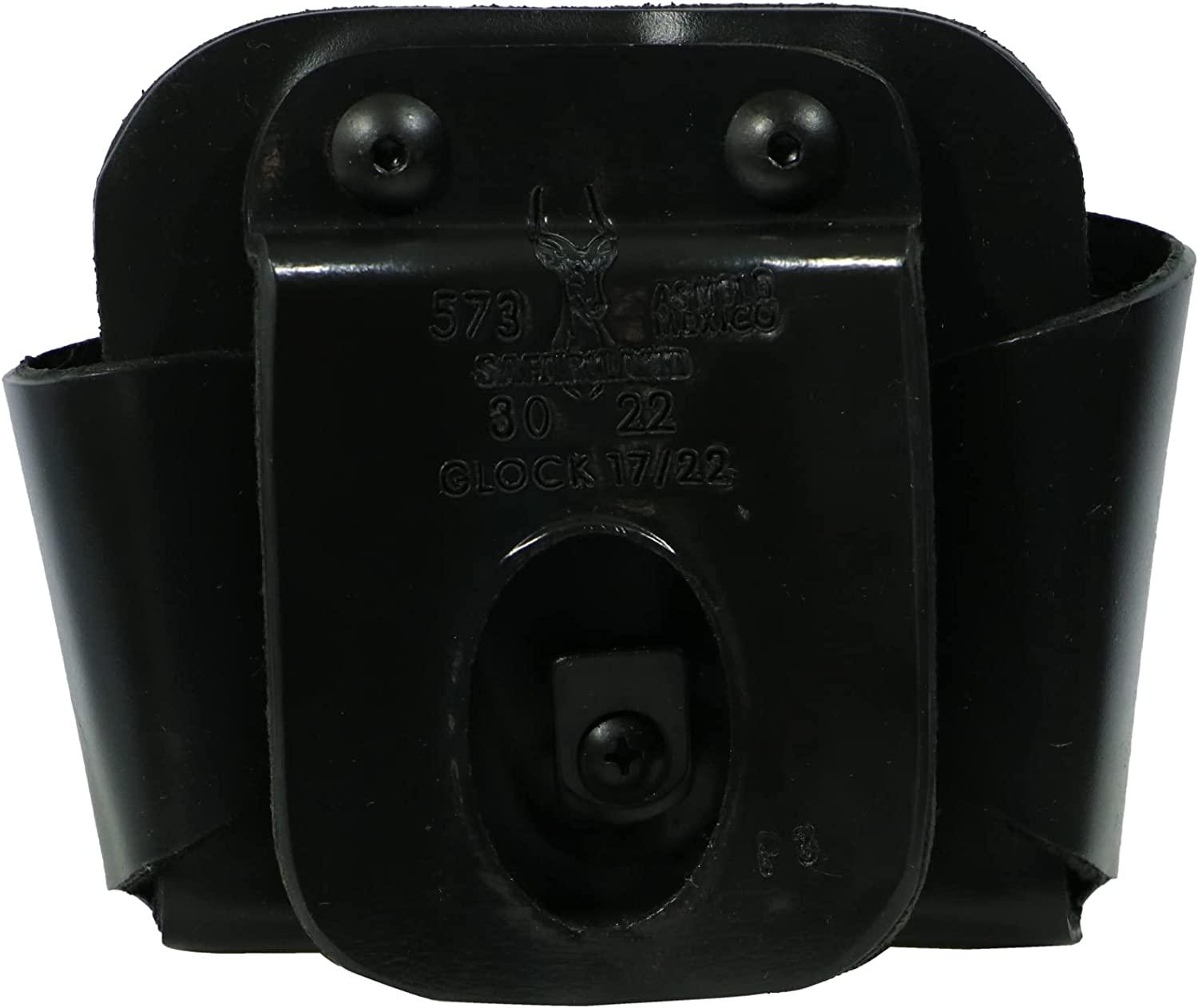 Safariland 573 Glock 17 22 Paddle Magazine Pouch & Handcuff Case Combo - Right Hand, STX Plain ...