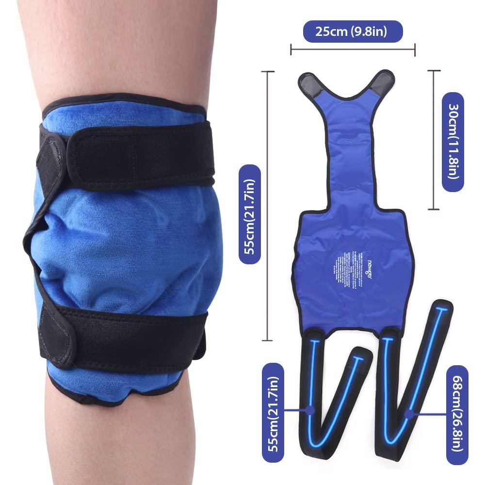 NEWGO Reusable Gel Knee Ice Pack for Surgery Recovery Cold