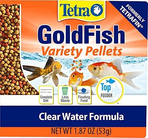 TetraFin Goldfish Variety Pellet Food 1.87 Ounce (Pack of 1)