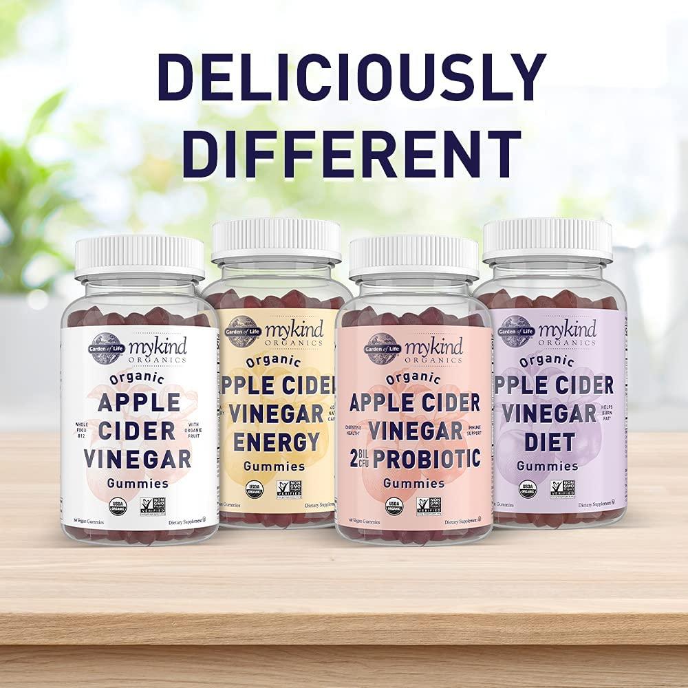 Garden of Life MyKind Organics Organic Apple Cider Vinegar Gummies 60