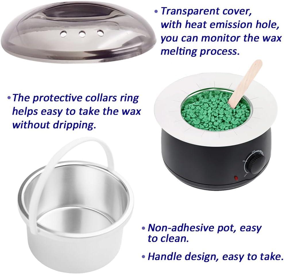 Wax Heater Waxing Kit Professional Hair Removal Set with Warmer - Main Image