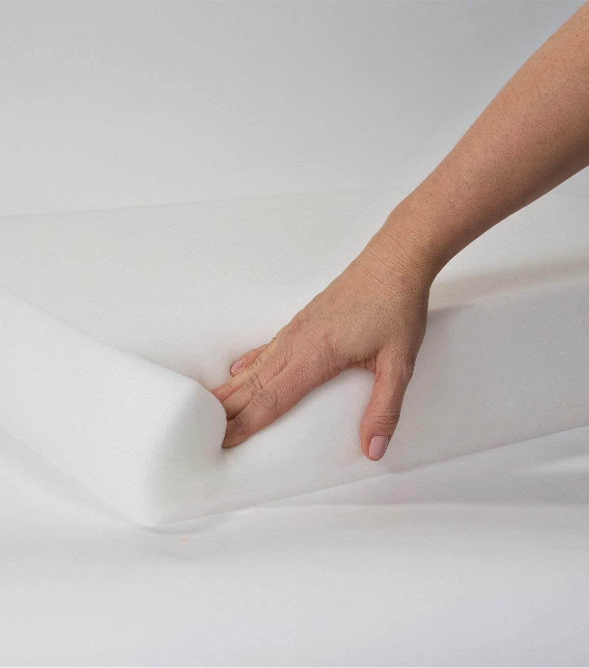 Upholstery Foam 2 inch X 20 X 20 High Density Foam Padding Seat Cushion  Foam Set of 4 2Inch x 20Inch x 20Inch Pack of 4