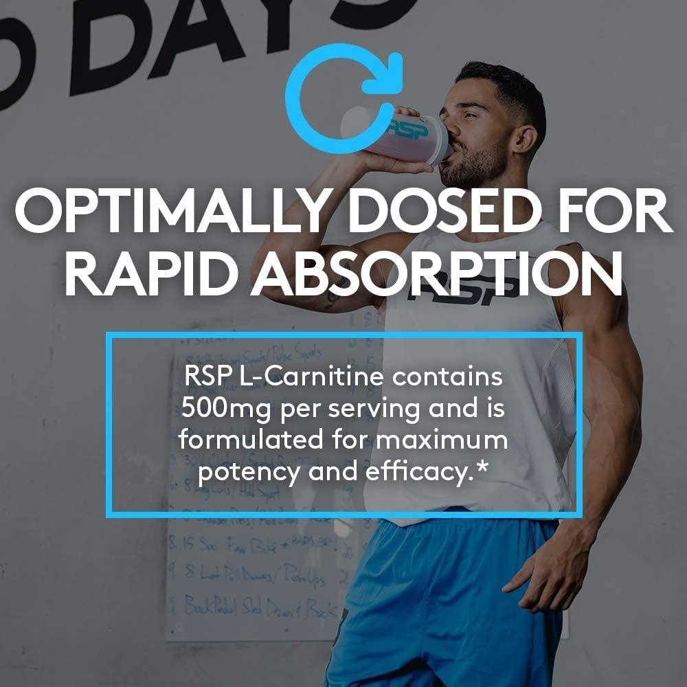 RSP LCarnitine NonStimulant L Carnitine, Weight Loss Supplement and