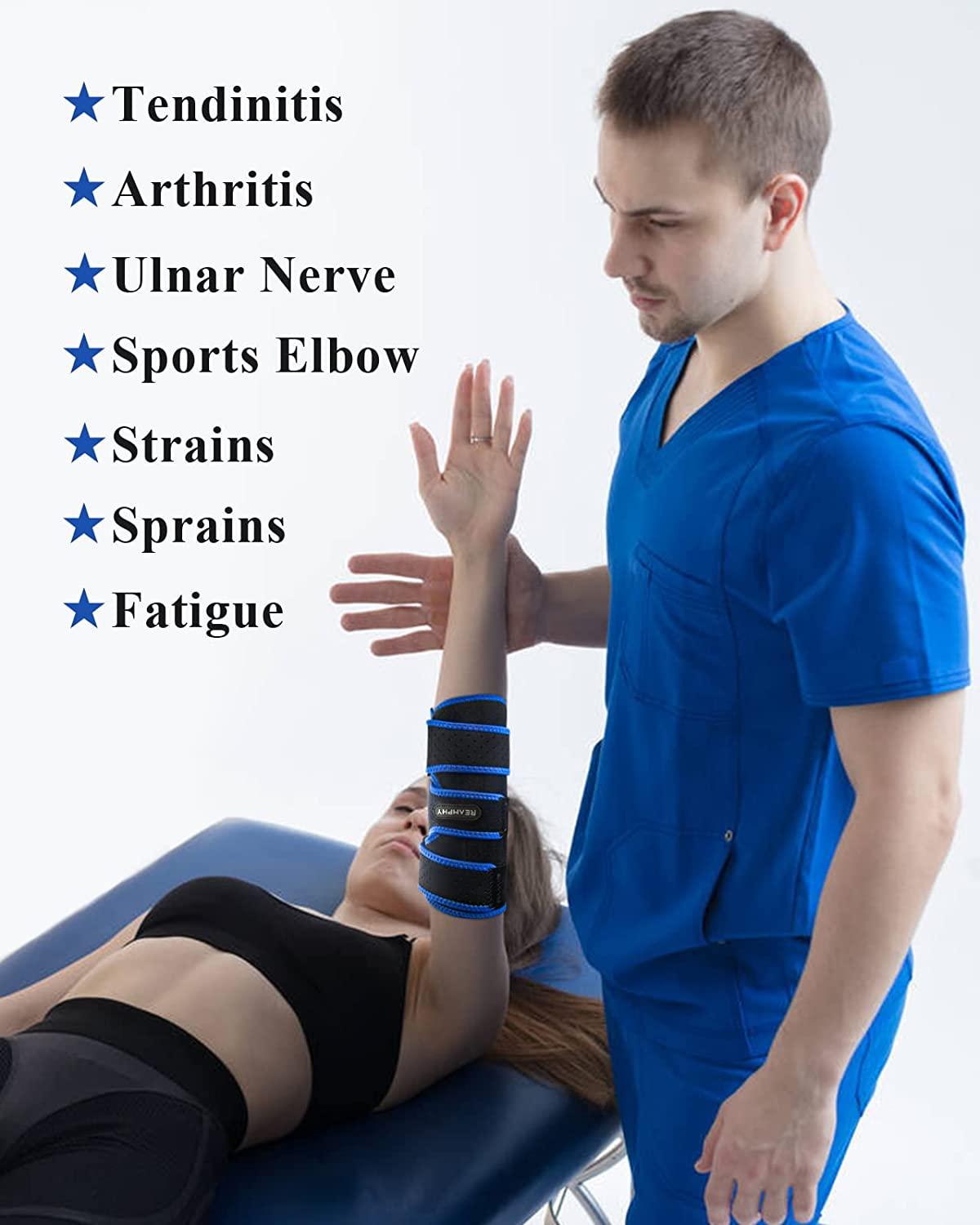 Elbow Brace, Adjustable Elbow Splint Elbow Support Immobilizer Brace