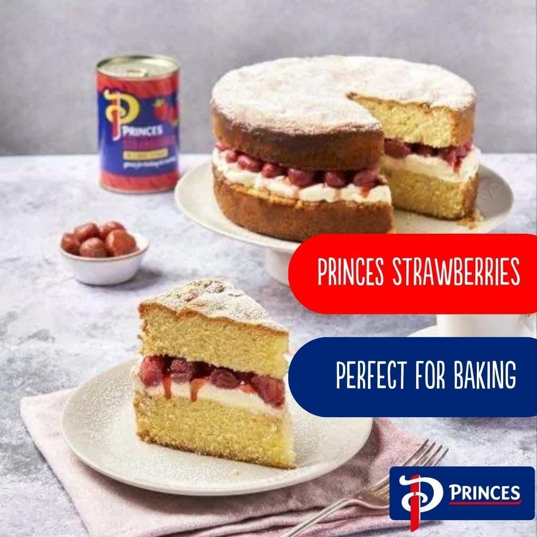 Princes Strawberries In Light Syrup 410g