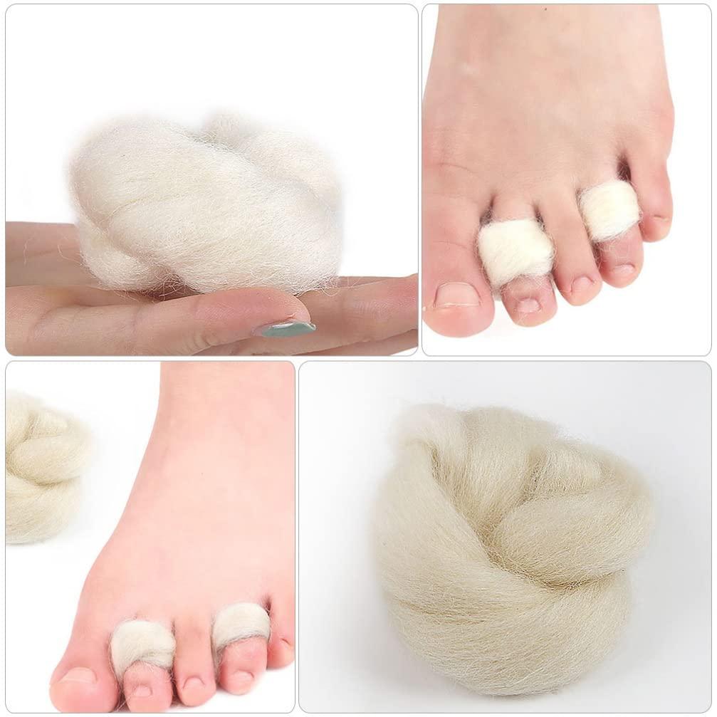 COHEALI Lamb 4Pcs Lambs Wool for Toes Soft Toe Separator Lambs Wool Toe  Spacers Toe Cushions Cushion Pads Blister Prevention Bunions Remover  Blister Pads Blister Pads Blister Pads Blister Pads