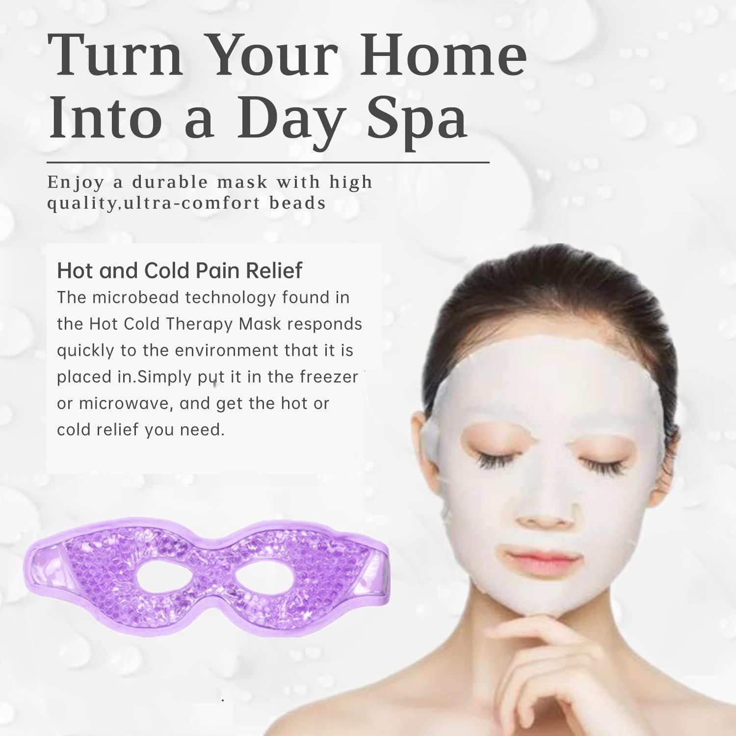 Gel Eye Mask Cooling Eye Masks JIINWINHT Reusable Hot Cold Eye