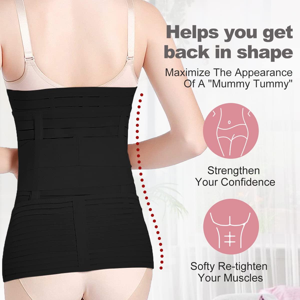 3 In 1 Postpartum Belly Band Wrap Abdominal Binder Post Surgery C