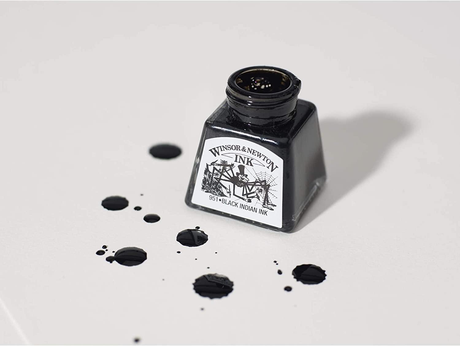 Winsor & Newton : Drawing Ink 14ml Bottle : Gold : (Water