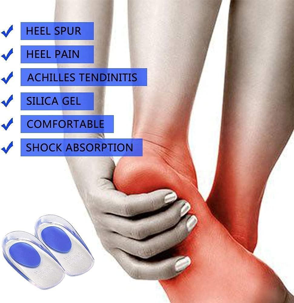 Silicone gel heel cups plantar fasciitis new arrivals