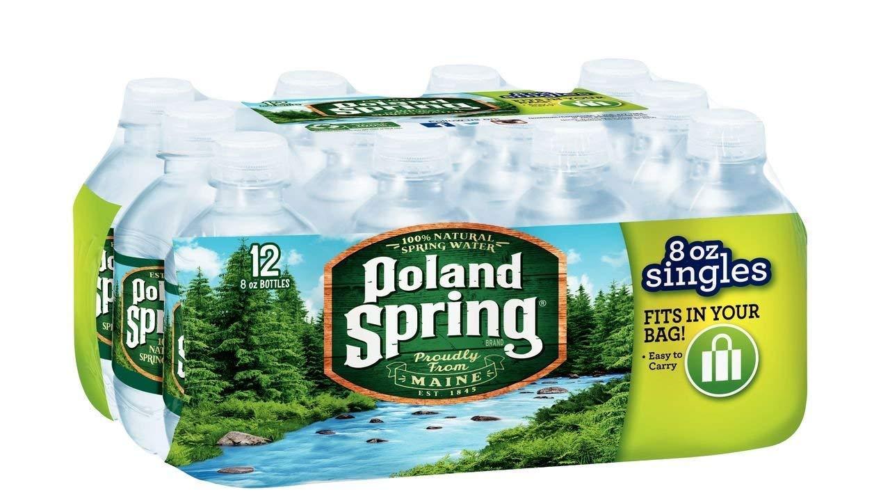 Poland Spring Half Pint Natural Spring Water 12 pk 27.6 Pounds