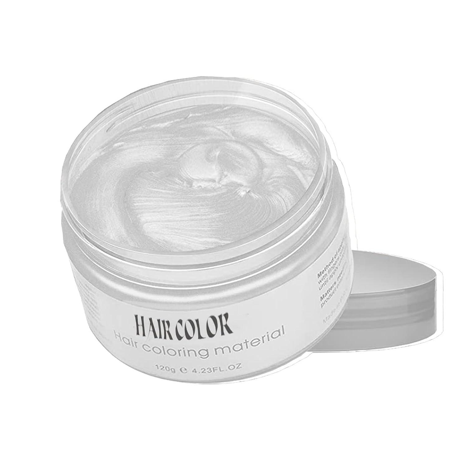 Acosexy White Temporary Hair Dye Color Wax 4.23oz - Natural Acosexy White Temporary Hair Dye Color Wax 4.23oz - Natural