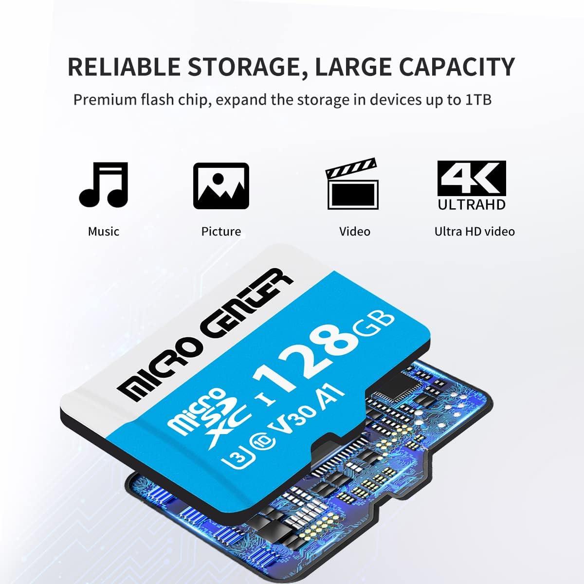 onn. 128 GB microSDXC U3 Memory Card for Nintendo Switch 