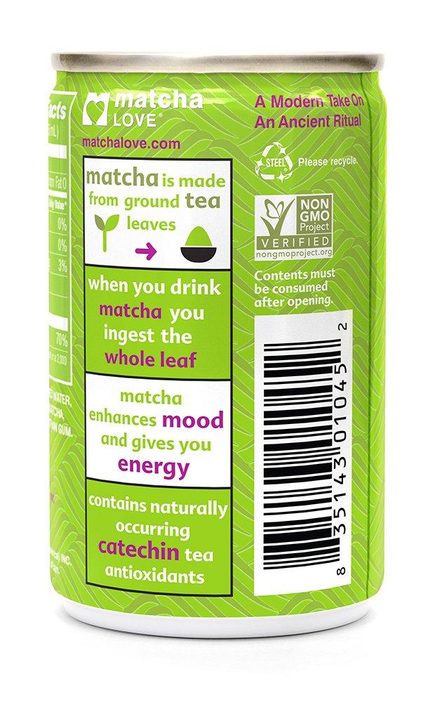 Matcha Love Green Tea Sweetened Energy Shots, 5.2 Ounce (Pack of 20)
