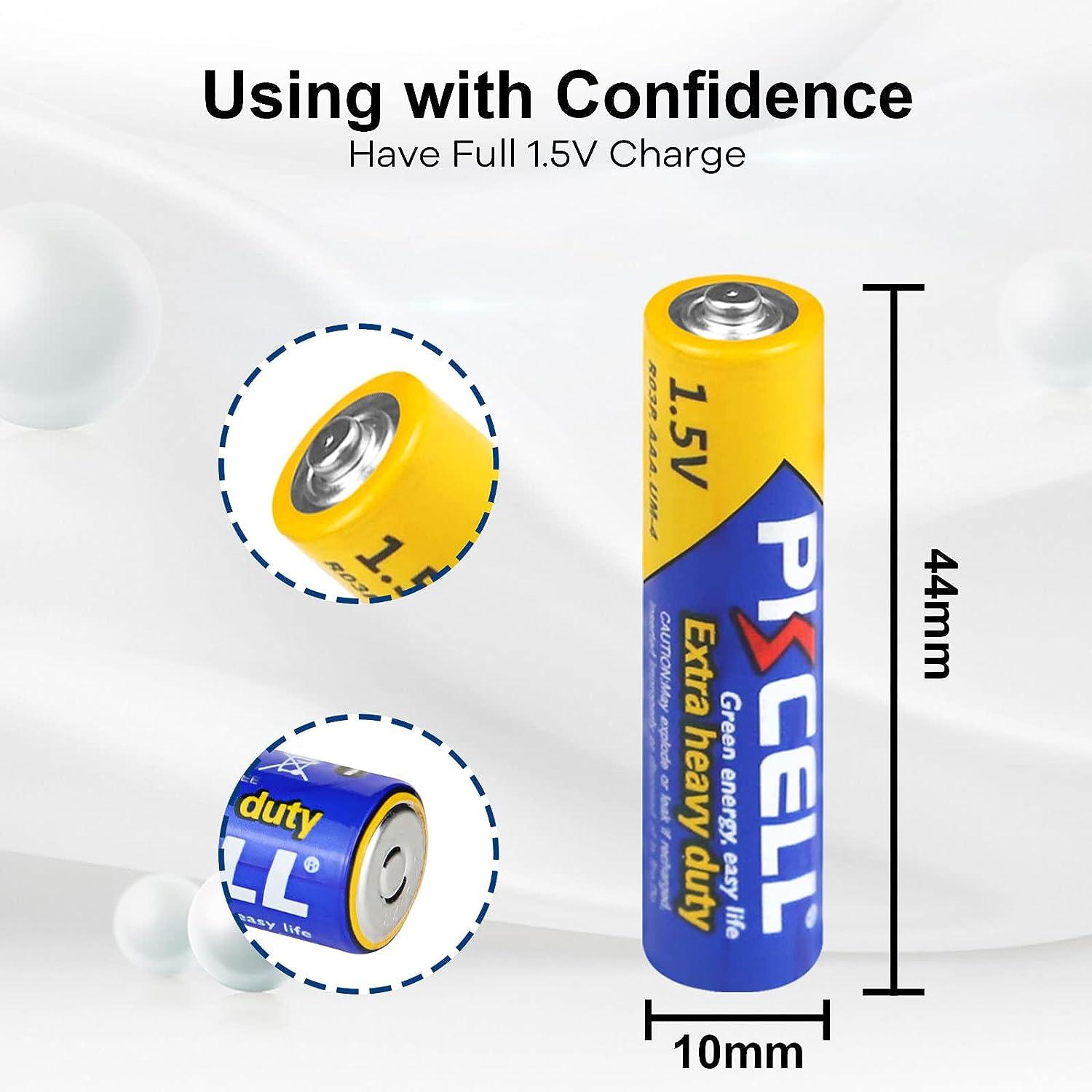 100 Pack AAA Batteries R03P UM4 AAA Battery 1.5V Single Use Battery