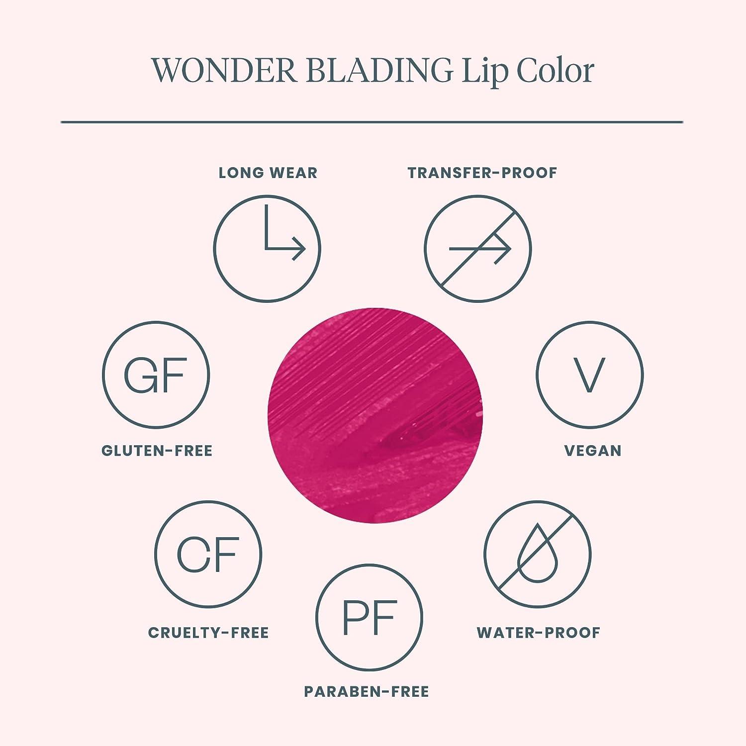 Wonderskin Darling Wonder Blading Lip Stain Kit LongLasting & Waterproof Pink Stain Peel