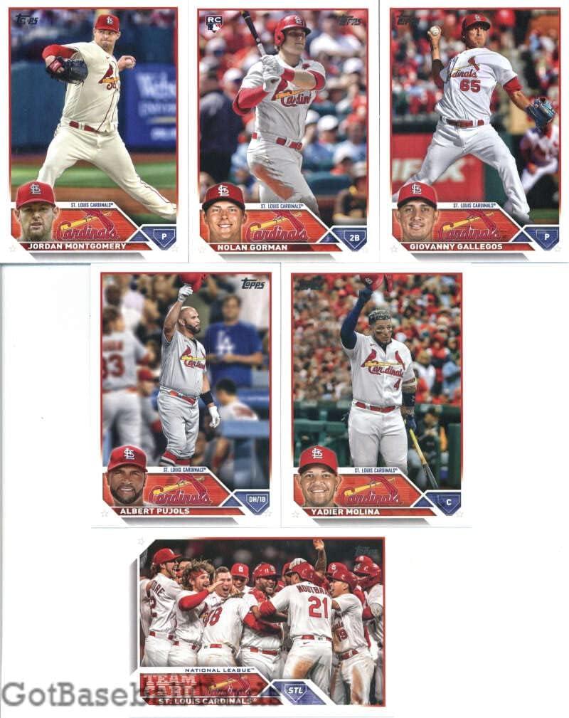 2023 Topps Baseball Series 1 Team Set - St. Louis Cardinals *15 cards*