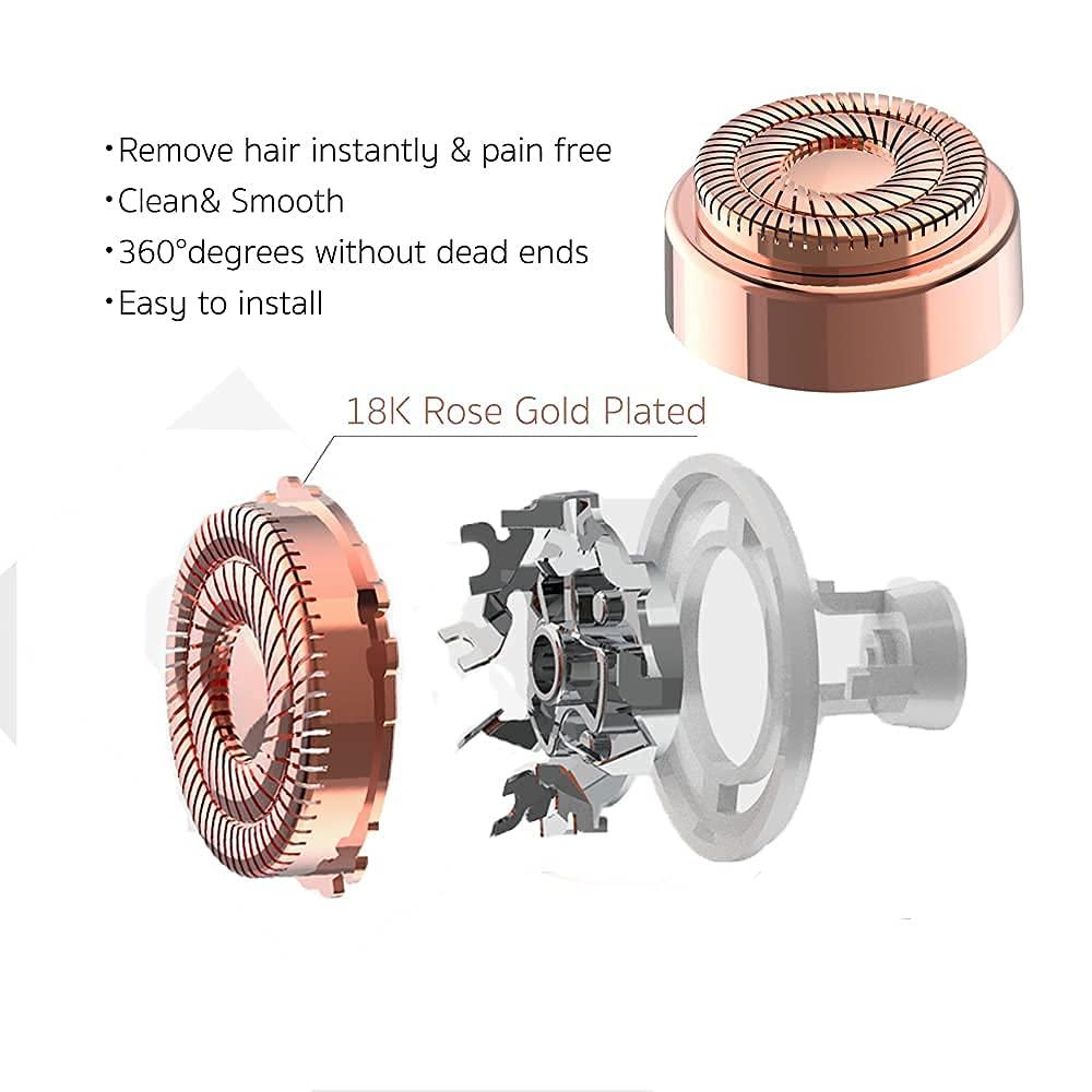 Women Facial Hair Remover Replacement Heads Generation 2 for Finishing